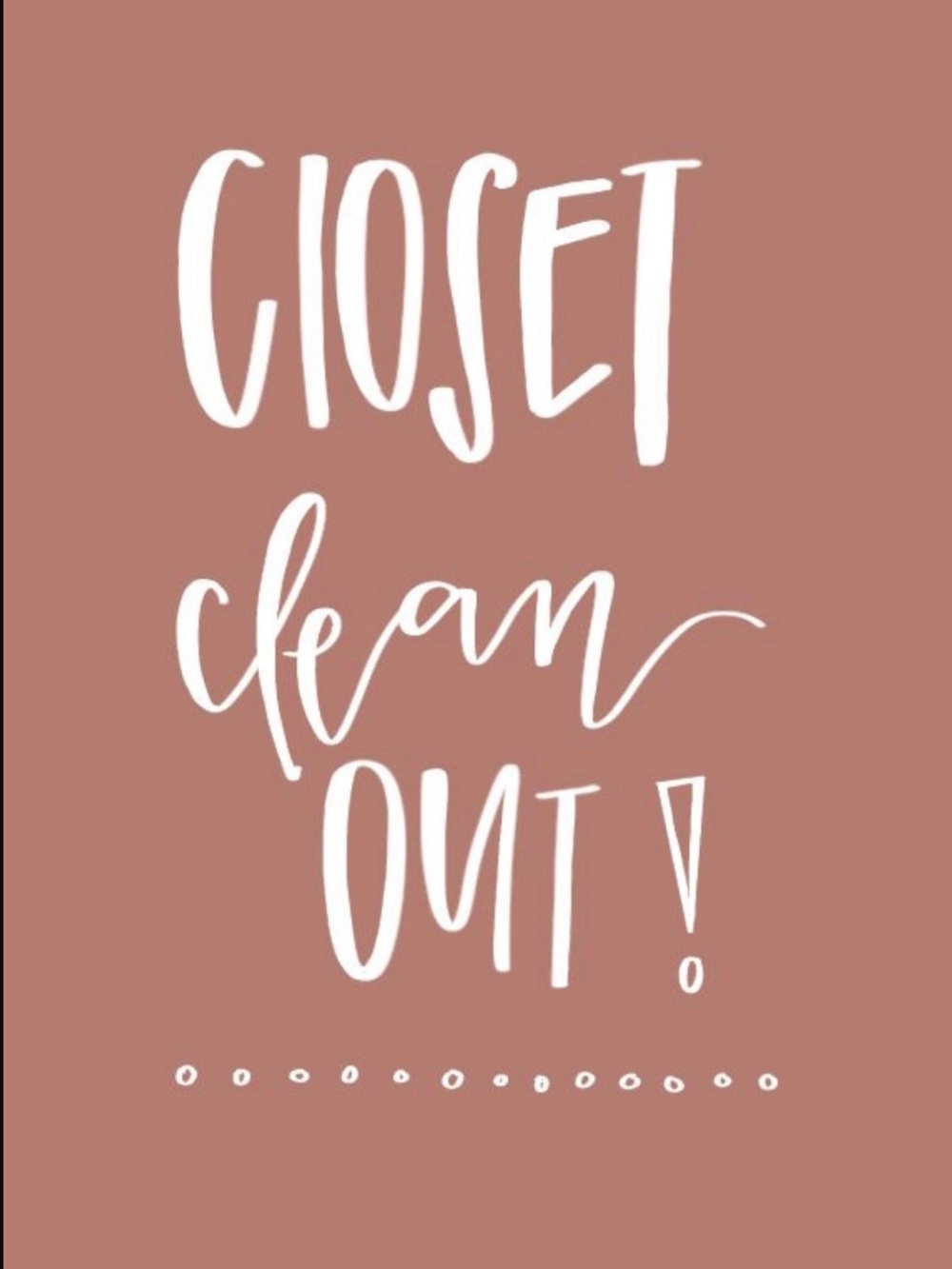 Closet Clean Out! 3 Days Only!